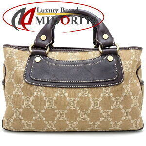 Celine Boogie Bag handbag macadam canvas leather Khaki Green brown